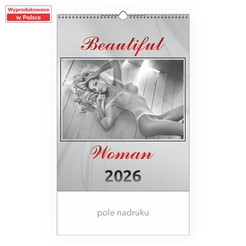 Kalendarz 13-planszowy - Beautiful woman