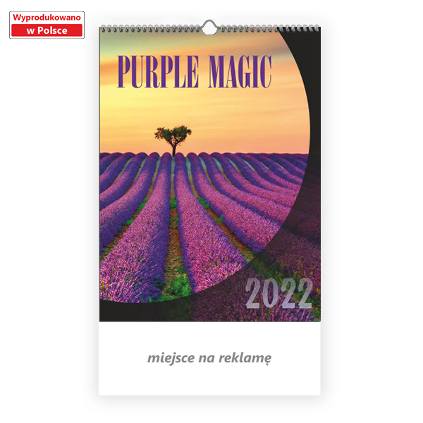 Kalendarz 13-planszowy - Purple Magic