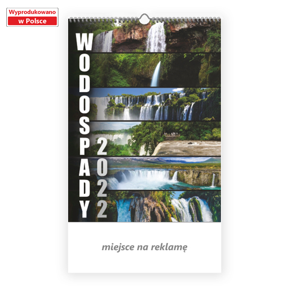 Kalendarz 7-planszowy - Wodospady