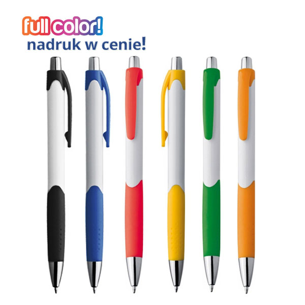 Plastikowy długopis MAO 7899, <b>z nadrukiem full color</b><strong>, komplet 100 szt.</strong>